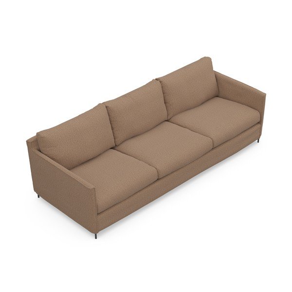 Smeđa sofa 248 cm Petito – Furninova -image-3