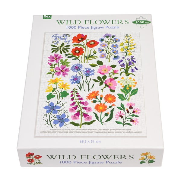 Puzzle (broj komada 1000 kom) Wild Flowers – Rex London-image-2