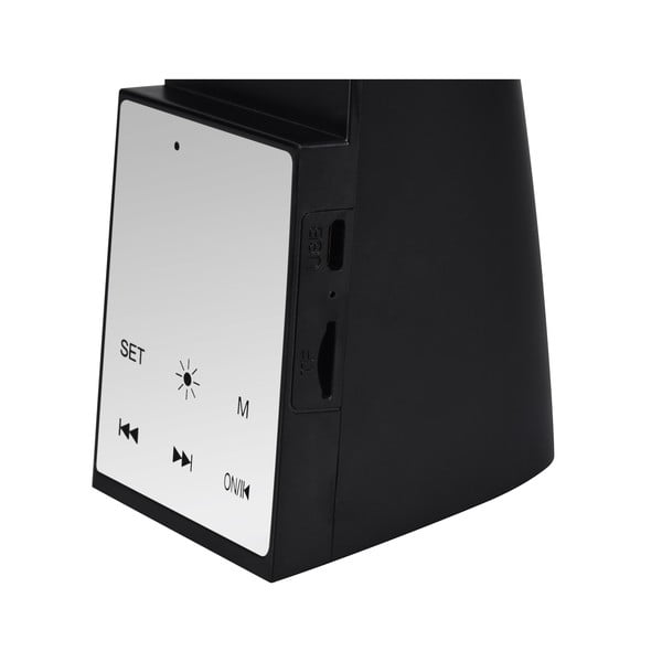 Mat crna LED stolna lampa s tajmerom (visina 45 cm) Linus – Trio-image-2