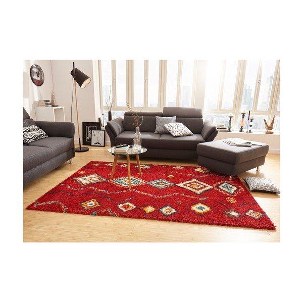 Crveni tepih Mint Rugs Geometric, 200 x 290 cm-image-3