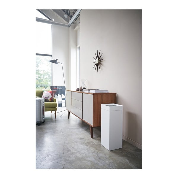 Bijela metalna kanta za smeće 27 l Tall – YAMAZAKI-image-1