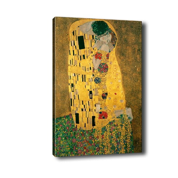 Slika Tablo Centar Klimt Kiss, 70 x 50 cm