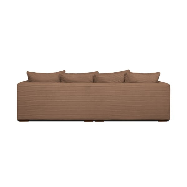 Svjetlo smeđa sofa od samta 266 cm Comfy – Scandic-image-3