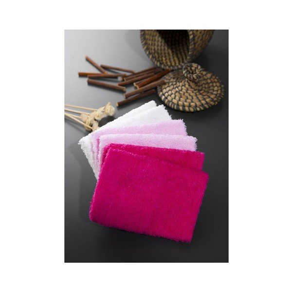 Set od 6 ručnika Hill Fuchsia, 30x30 cm-image-1