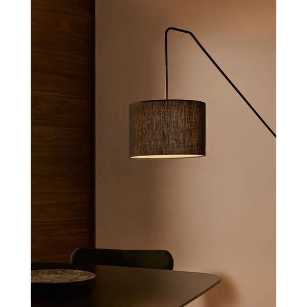 Crna zidna lampa ø 25 cm Jex – Kave Home-image-1