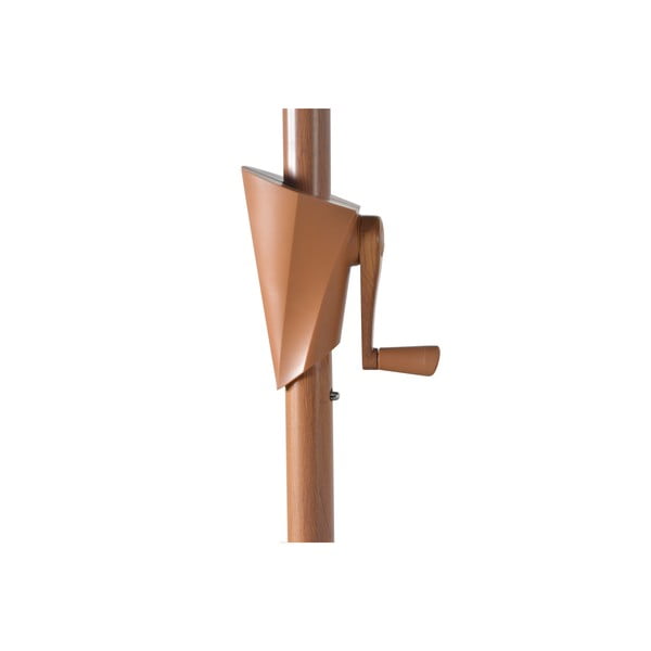 Bež suncobran ø 300 cm Wood – Rojaplast-image-4