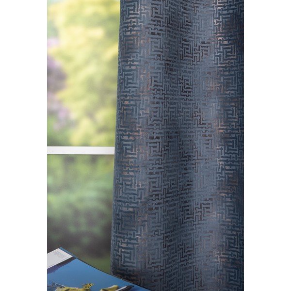Antracitno siva zavjesa 140x260 cm Terra – Mendola Fabrics-image-3