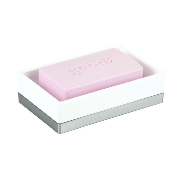 Posuda za sapun bijela iDesign Clarity, 13 x 8 cm-image-2