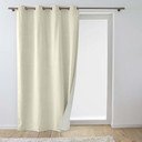 Krem termo izolacijska zavjesa od samta 140x260 cm Polarchic – douceur d'intérieur