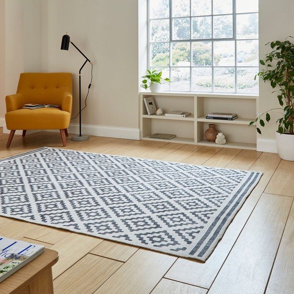 Sivi periv tepih 122x170 cm Coral Grey – Think Rugs-image-2