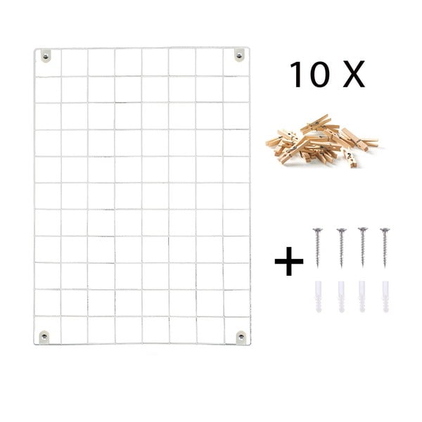 Bijela metalna ploča Reminder, 50 x 70 cm-image-3