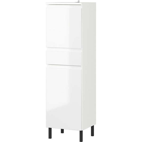 Bijeli visoki kupaonski ormarić 34x120 cm Salinas - Germania-image-2