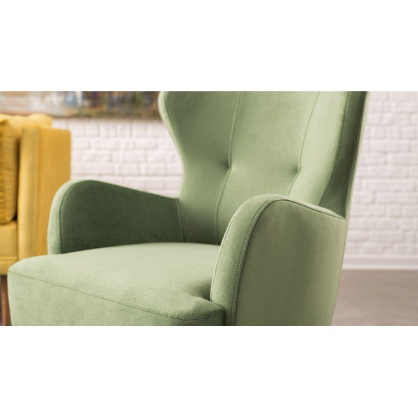 Zelena fotelja Balcab Home Jane-image-1