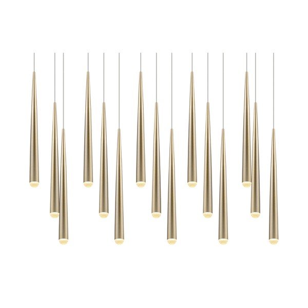 LED viseća svjetiljka u zlatnoj boji Cala – Trio Select-image-3