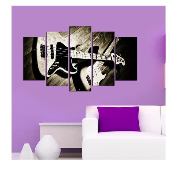 Višedijelna slika Guitar, 110 x 60 cm-image-1