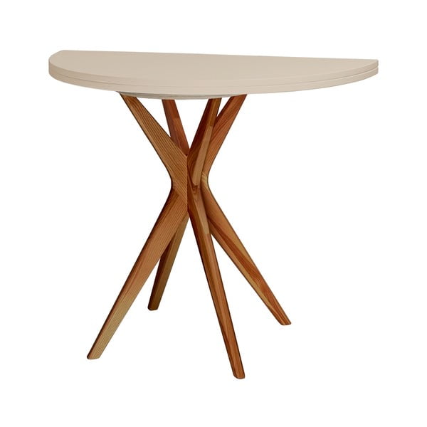 Okrugli proširiv blagovaonski stol 45x90 cm Jubi – Ragaba