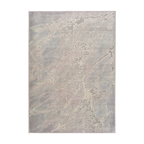 Bež-sivi viskozni tepih Universal Margot Marble, 140 x 200 cm