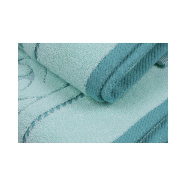 Set od 2 zelena pamučna ručnika boje mentola Sultan, 50 x 90 cm-image-4