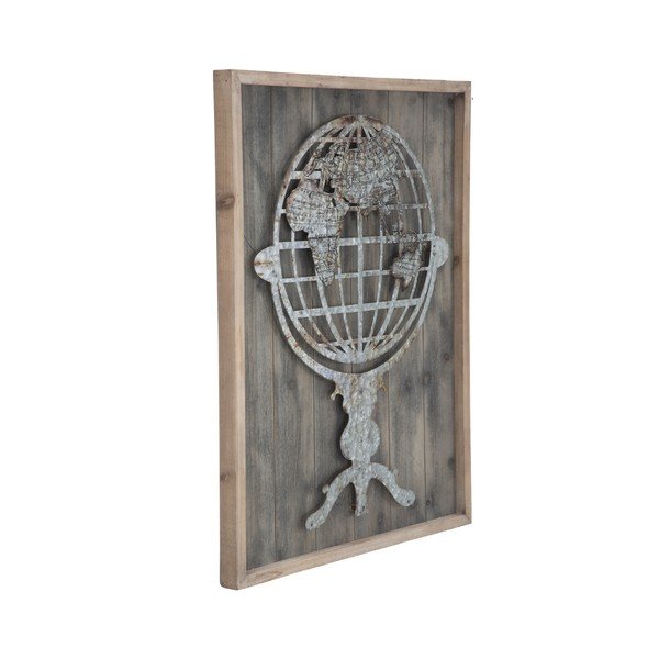 Drveni zidni ukras Mauro Ferretti Metal World Tenebris, 60 x 80 cm-image-1