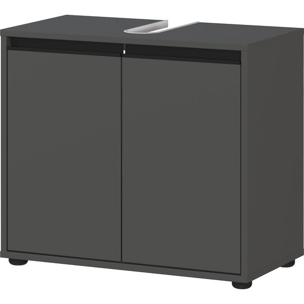 Antracitno sivi ormarić za ispod umivaonika 63x55 cm Lemont – Germania-image-2