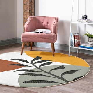 Periv/pogodan za robotski usisavač okrugli tepih ø 120 cm Comfort – Mila Home
