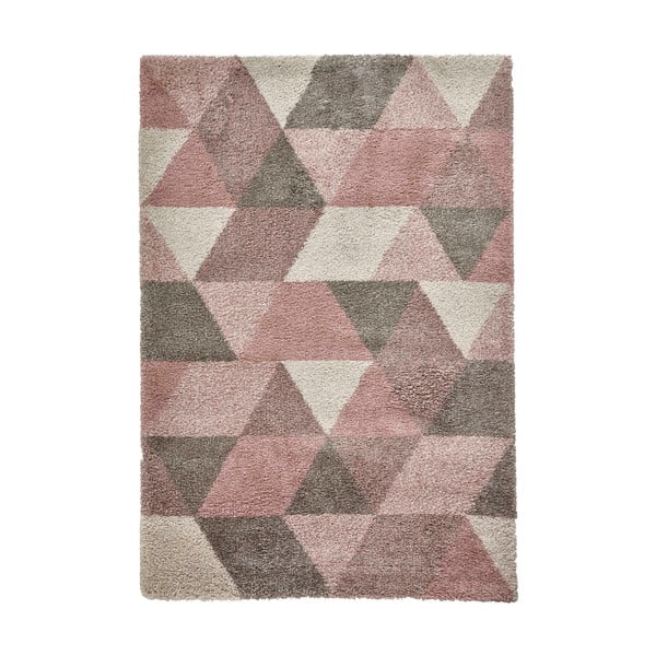 Krem-ružičasti tepih Think Rugs Royal Nomadic, 120 x 170 cm
