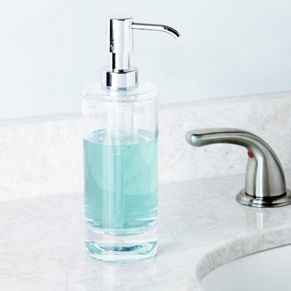 Prozirni dozator sapuna sa pumpom iDesign Eva-image-1