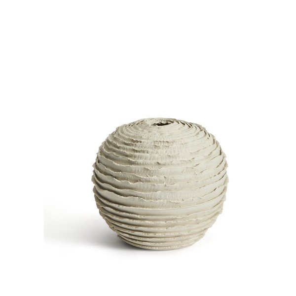 Krem keramička ručno izrađena vaza (visina 21 cm) Evania – Kave Home-image-4