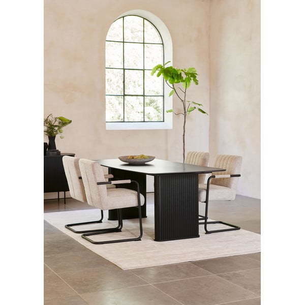 Bež blagovaonska stolica Trout – Unique Furniture-image-2