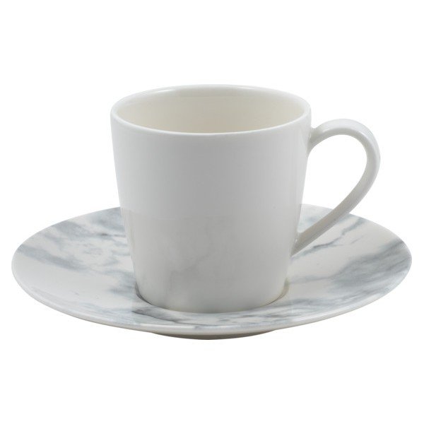 Bijelo-crni porculanski tanjurić Villeroy & Boch Marmory, ø 16 cm-image-2
