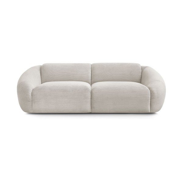 Bež sofa od samta 250 cm Tina – Bobochic Paris