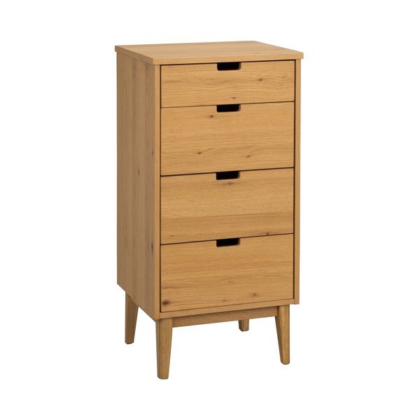 Komoda od punog hrasta u prirodnoj boji 45x92x38 cm Garrison – Rowico
