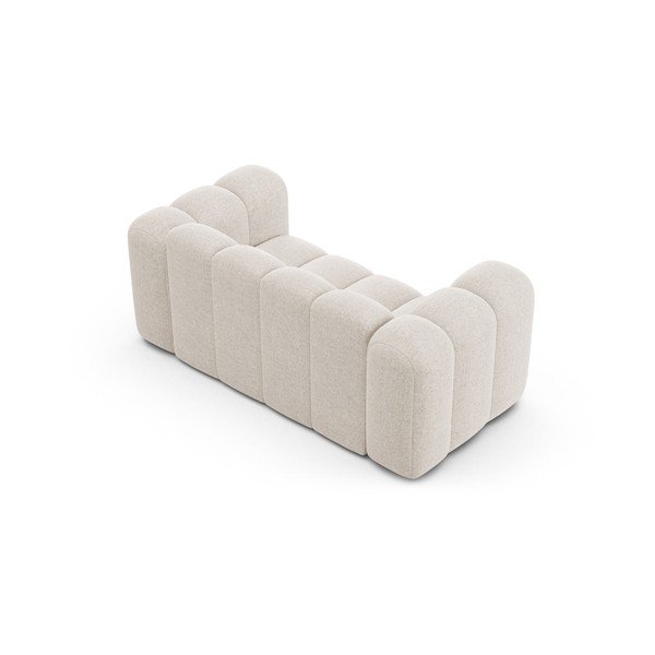 Krem sofa od šenila 170 cm Lupine – Micadoni -image-2