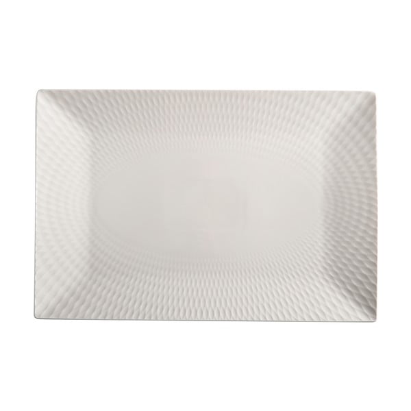 Bijeli porculanski tanjur za posluživanje 25x36,5 cm Diamonds – Maxwell & Williams