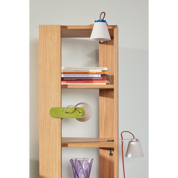 Siva stolna lampa sa staklenim sjenilom (visina 23 cm) Lure – Hübsch-image-3