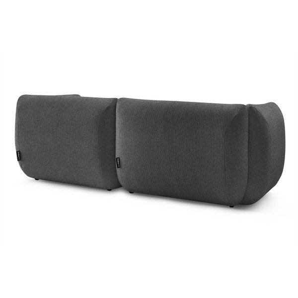 Sofa od sivog samta 260 cm Lecomte - Bobochic Paris-image-4