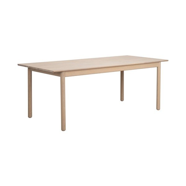 Proširiv blagovaonski stol od punog hrasta 90x205 cm Derrymore – Rowico