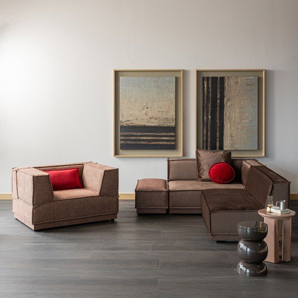 Okrugao pomoćni stol u sjajnom dekoru ø 40 cm Orivo – WOOOD-image-4