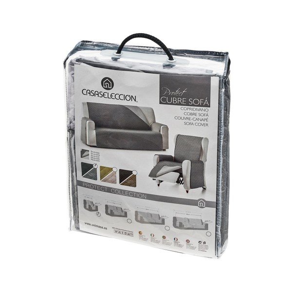 Siva zaštitna presvlaka za fotelju 55 cm Protect – Casa Selección-image-3