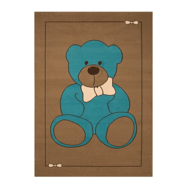 Dječji smeđi tepih Zala Living Teddy, 140 x 200 cm