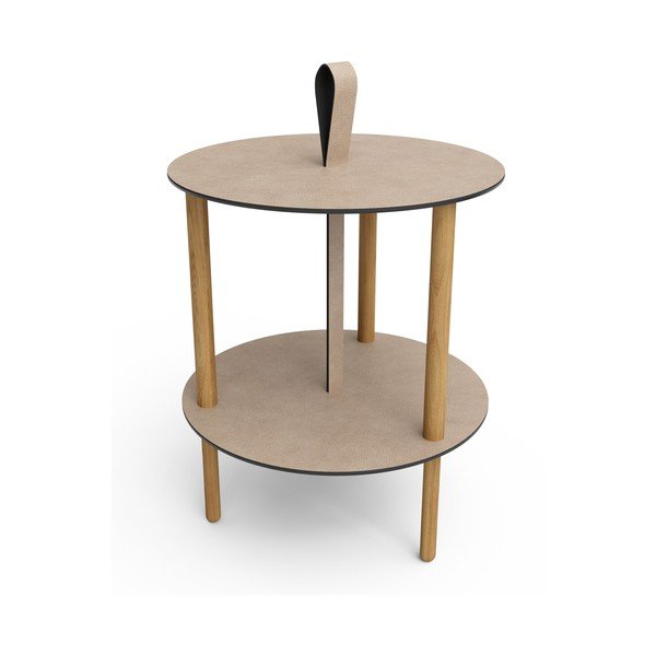 Okrugao pomoćni stol ø 38 cm Strap S Bull – LIND DNA