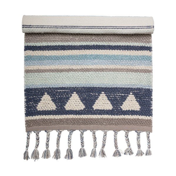 Plavo-sivi dječji pamučni tepih Bloomingville Cool, 60 x 90 cm-image-2