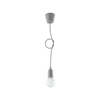 Siva viseća svjetiljka ø 5 cm Rene – Nice Lamps