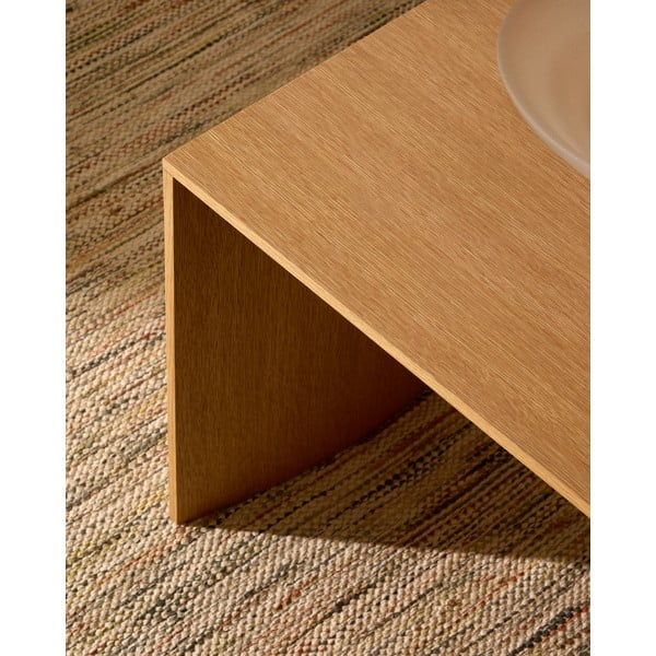 Stolić za kavu u dekoru hrasta u svijetloj prirodnoj boji 70x140 cm Litto – Kave Home-image-4