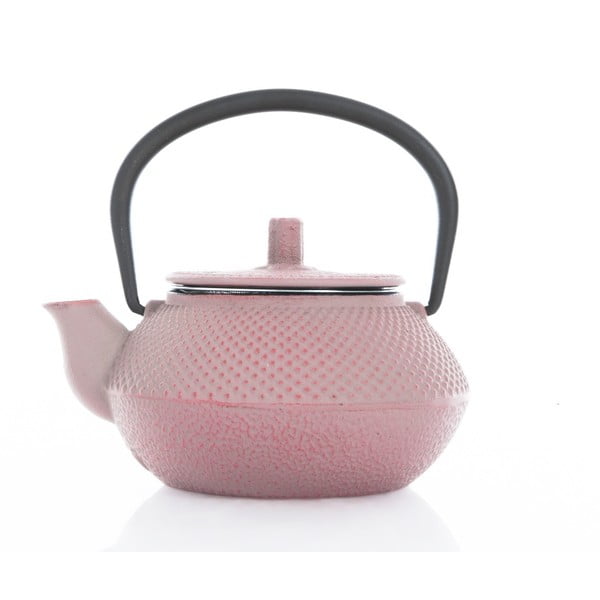 Ružičasti čajnik od lijevanog željeza Tasev, 800 ml
