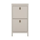 Sivo-bež preklopni ormarić za cipele Madrid – Tvilum