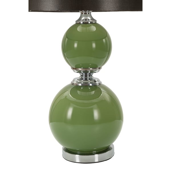 Zelena/siva stolna lampa s tekstilnim sjenilom (visina 65 cm) Eva – Mauro Ferretti-image-2