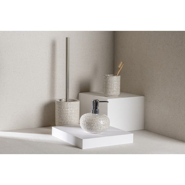 Krem keramička čašica za četkicu za zube Pergole - Wenko-image-2