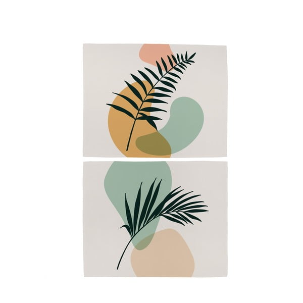 Set od 2 pamučna podmetača Butter Kings Botanical Art