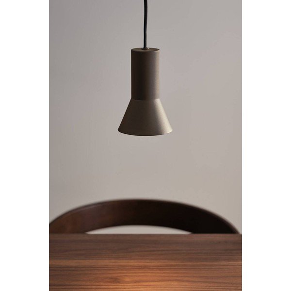 Smeđa viseća svjetiljka aluminijska s mogućnosti zatamnjivanja ø 10 cm Evan – Jotex-image-1